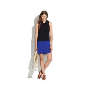 Madewell color block sleeve less dress